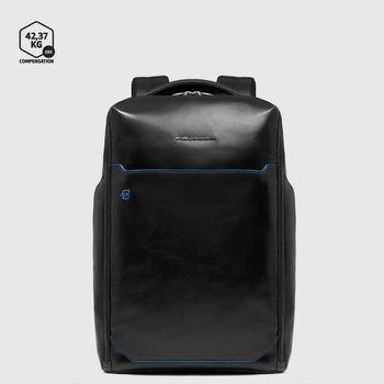 Рюкзак для ноутбука 14 Piquadro BLUE SQUARE (B2) Black CA6591B2-N