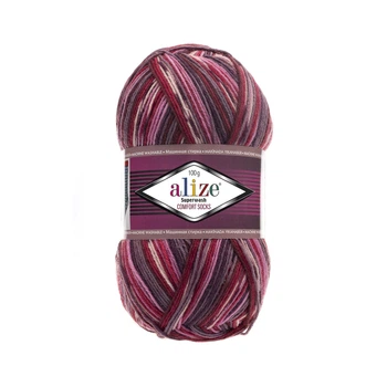 Пряжа для в'язання Alize SUPERWASH COMFORT 2698 алізе супервош 75% вовна 25% поліамід