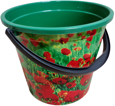 Відро з малюнком Plastic's Craft 10 л Мак (ТВ000028892)