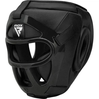 Боксерский шлем RDX T1 HeadGuard with Removable Face Cage (HGR-T1FB) Black S