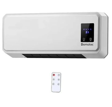 Настенный тепловентилятор Domotec MS-5962 на 2 уровне обогрева 1200 Вт White