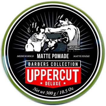 Матова помада для укладання волосся Uppercut Deluxe Matt Pomade Barber Tin 300 г 817891025520