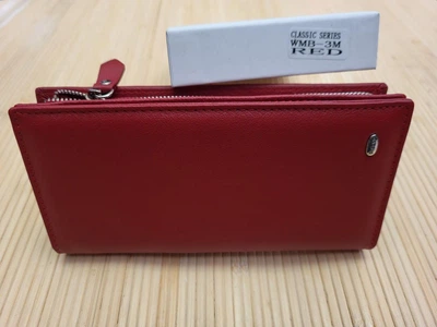 Кошелек женский из кожи Червоний WMB-3М 19×9
