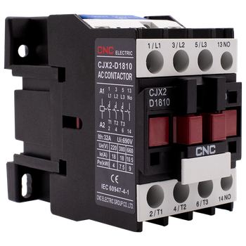 Контактор (пускатель) 18А 220В 1NO [Б00029052] CJX2-1810 CNC
