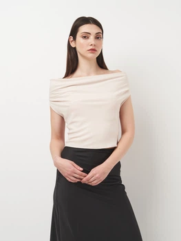 Футболка жіноча Zara 8366/300 L Бежева (08366300710042)