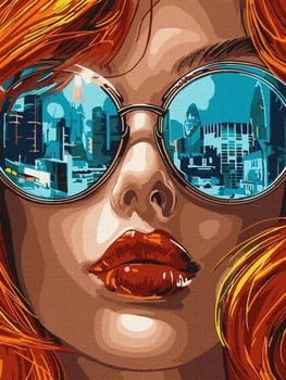 Картина по номерам Люди. Пейзаж Лондона., 30х40см, в термопакете, Идейка (КНО8462-mt)
