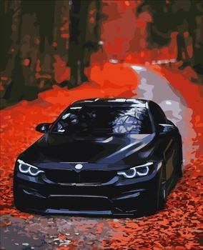 Картина по номерам Транспорт. BMW, 40х50см, в термопакете, Artissimo (PN9652)
