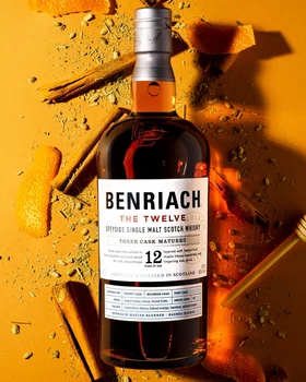 Віскі BenRiach 12 YO 0.7 л 46% у тубусі (5060399687188)