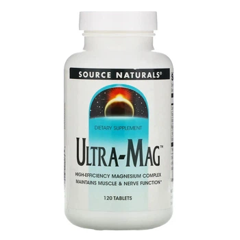 Магній (ультра), Source Naturals, 120 таблеток (SNS-00803)