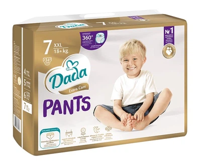 Дитячі підгузки трусики Dada Extra Care Pants №7 (18+кг) 34шт