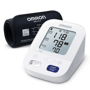 Тонометр автоматический OMRON M3 Comfort с манжетой на плечо + адаптер