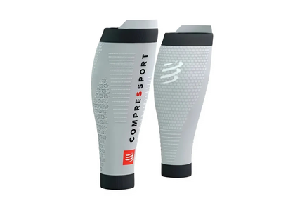 Компресійні гетри спортивні Compressport R2 3.0 Grey Melange/Black T1 (30-34 см) (SU00047B 116 0T1)