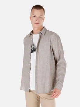 Сорочка чоловіча Colin's CL1068759CML S Camel (8684112059617)