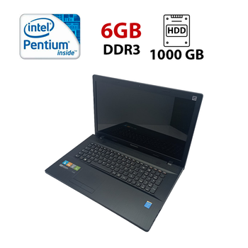Ноутбук Lenovo G700 / 17.3" (1600x900) TN / Intel Pentium 2020M (2 ядра по 2.4 GHz) / 6 GB DDR3 / 1000 GB HDD / Intel HD Graphics / WebCam б/у