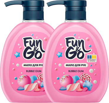 Набор мыла для рук Fun&Go Bubble Gum 300 мл х 2 шт (2000998941895)