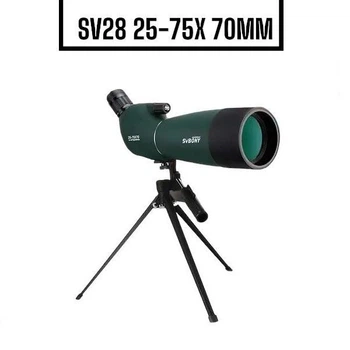 Зрительная труба SvBony 25-75x70mm (модель SV28 + штатив)