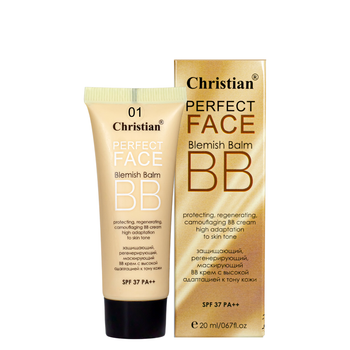 ВВ крем із SPF 37 PA++ Christian Perfect Face Blemish Balm LF-06 № 01 Природний бежевий