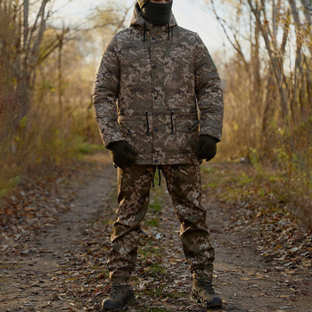 Тактическая форма Intruder Парка и Брюки Peak Softshell пиксель + Подарок Балаклава размер 2XL