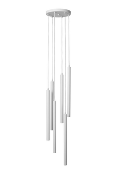 Светильник MSK Electric Beatrice подвесной на круглой основе NL 3045-6R WH
