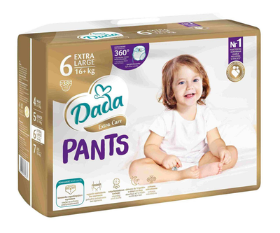 Подгузники-трусики Dada Extra care 6 (16+кг) 38шт