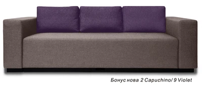 Диван Енцо 02 Капучіно, 09 Віолет Crocus
