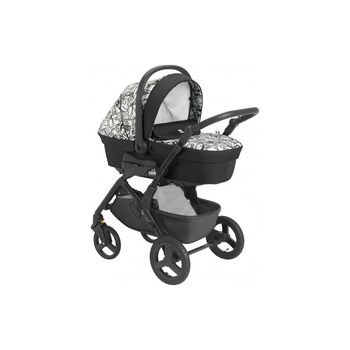 Коляска 2 в 1 CAM DINAMICO SMART, цвет черно-белое граффити (897010/782)