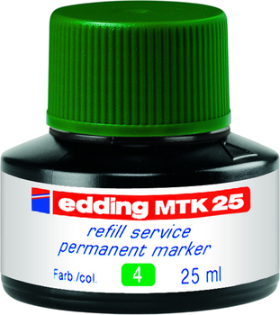 Чорнило для заправки Edding Permanent 25 мл зелене (e-mtk25/04)