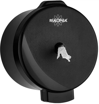 Тримач туалетного паперу RULOPAK Modern в рулонах Джамбо пластик чорний