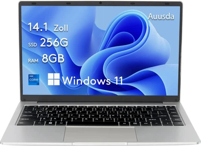 Ноутбук 14.1" Auusda F146 Intel Celeron J4105 RAM 8GB SSD 256GB Windows 11 (UKR)