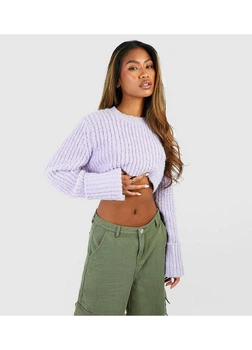 Джемпер boohoo L Светло-фиолетовый GZZ55437_07