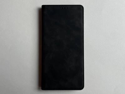 Защитный чехол-книжка K'try для Sony Xperia 1 Mark V черный, из матовой искусственной кожи со слотами для карт
