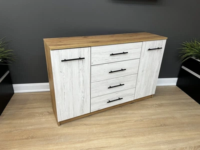 Комод Standart 4+2 Дуб Аппалачі/Аляска 1254x800x345 мм.