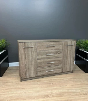 Комод Standart 4+2 Дуб Сонома Трюфель 1254x800x345 мм.