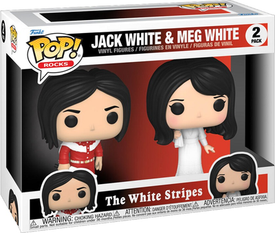 Набір фігурок Funko Pop! Rocks The White Stripes Jack White та Meg White 10 см 2 шт (889698614283)