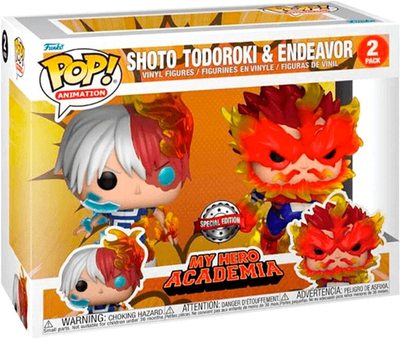 Набір фігурок Funko Pop! Animation My Hero Academia Shoto Todoroki and Endeavor Exclusive 10 см 2 шт (889698649933)