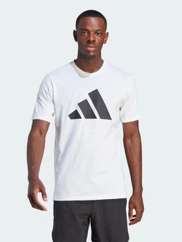 Футболка спортивная длинная мужская Adidas Training Tr-Es Fr Logo T IM4373 L Белая (4066763273750)