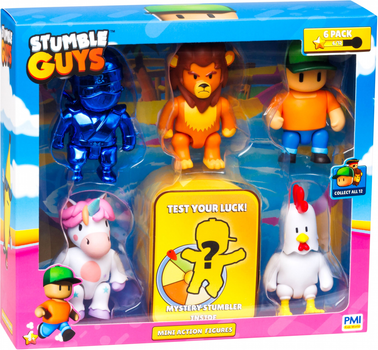 Набір фігурок Superbuzz Stumble guys S1 6 шт (7290117589021)