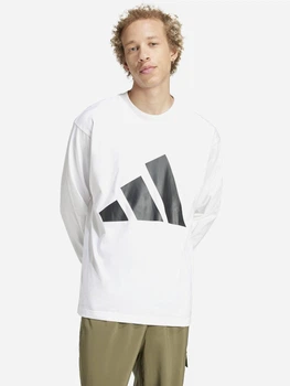 Лонгслів чоловічий Adidas Not Sports Specific M Bl Sj Ls T In6181 M White/Black (4067906136703)