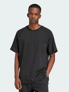Футболка хлопковая длинная мужская Adidas Originals P Ess Tee JC9570 M Black (4067905882434)
