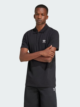 Поло длинное мужское Adidas Originals Ess Polo Tee JD2439 L Black (4067902643694) 