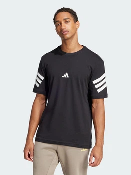 Футболка хлопковая длинная мужская Adidas Not Sports Specific M Fi 3S Reg T JD4877 S Black (4067891851872)