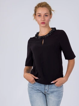 Блуза с декоративным воротником Vero Moda 31616X004 S (82856S) Черный