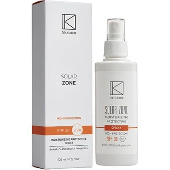 Сонцезахисний зволожуючий спрей SPF 30 Dr.Kadir Solar Zone 125 мл.