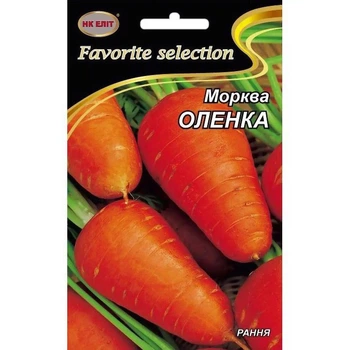 Насіння моркви Оленка рання, НК-ЕЛІТ, 20 г