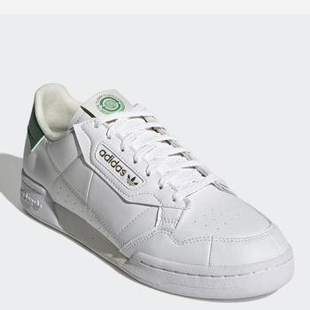 Sneakersy damskie z eko skóry do kostki adidas Originals Continental 80 FY5468 38 (5UK) 23.5cm Biały/Zielony (4064036367281)