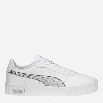 Жіночі кеди низькі Puma Carina 2.0 Space Metallics 389387-02 40.5 Білі (4065452685225)