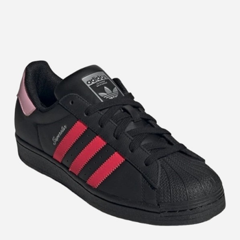 Жіночі кеди низькі adidas Originals Superstar W IE2999 40 (6.5UK) Чорний/Червоний (4066765901682)