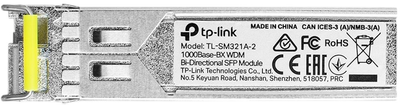 Модуль SFP TP-LINK WDM 1250 Мбіт/с (TL-SM321A-2)