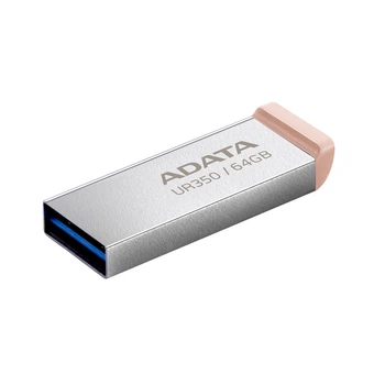 Флешка USB 3.2 64Gb ADATA UR350 Silver/Beige (UR350-64G-RSR/BG)