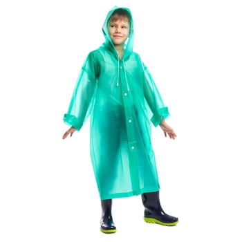 Дощовик SP-Sport для дітей унісекс зелений 120-160 см (C-1010-green)